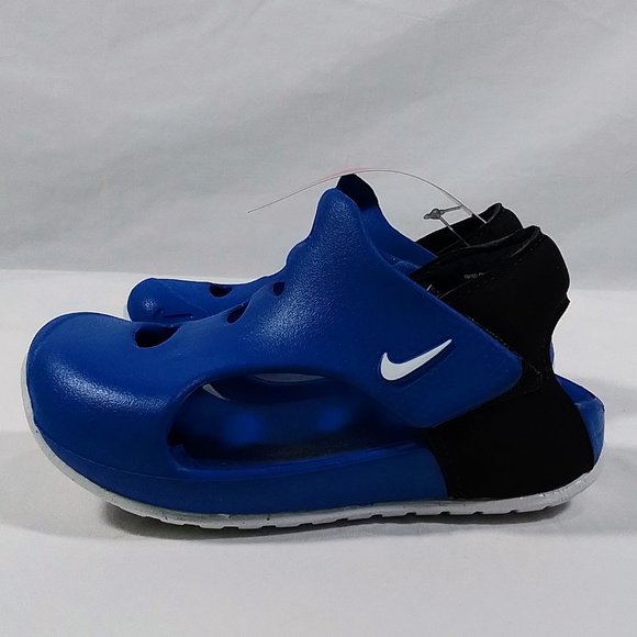 Nike Kids Blue and Black Sandals - Picture 5 of 6